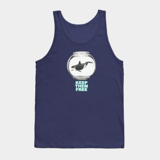 KEEP THEM FREE - Orca Tank Top